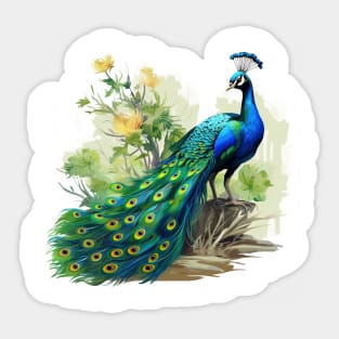 Peafowl Sticker